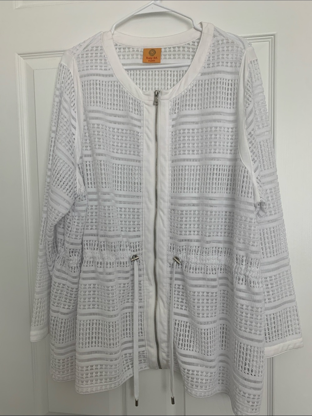 Ruby Rd White Lace Jacket